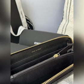 Длинный кошелек CHANEL на молнииз тел