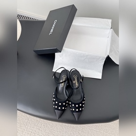 Chanel 25K Новые туфли с жемчужными це