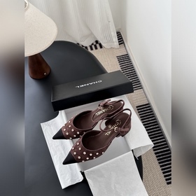 Chanel 25K Новые туфли с жемчужными це