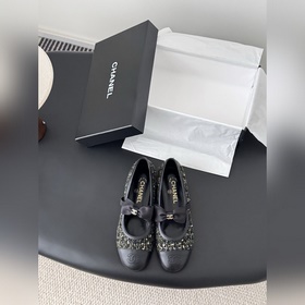 Новые туфли Chanel 25 с бантиком идеал