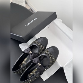 Новые туфли Chanel 25 с бантиком идеал
