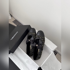 Новые туфли Chanel 25 с бантиком идеал