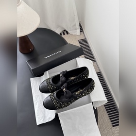 Новые туфли Chanel 25 с бантиком идеал