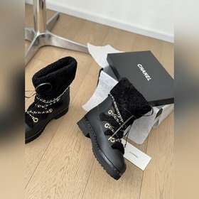 Снежные сапоги Chanel： теплые рекоменд