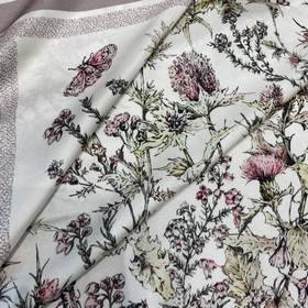 Квадратный шарф DIOR25s с принтом Э