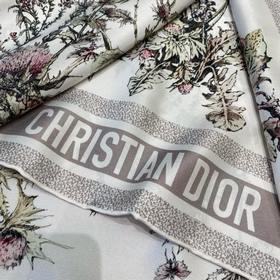 Квадратный шарф DIOR25s с принтом Э