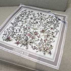 Квадратный шарф DIOR25s с принтом Э
