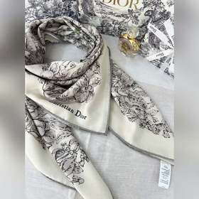 Двусторонний  шарф Dior с монохром