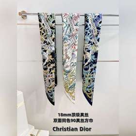 Квадратный шарф Dior с принтом — 25 но