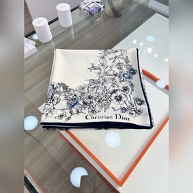 Dior 140 Двусторонняя шелково-шерст