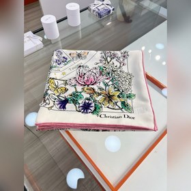 Двусторонний шелковый шарф Dior Astral