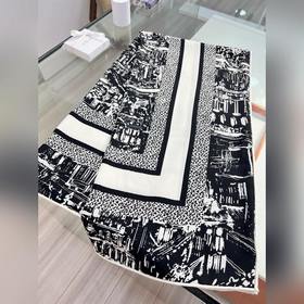 Шаль Dior с принтом — 140 Двусторонняя