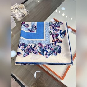 Шаль Dior с принтом [140 Premium Silk
