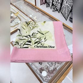 Шаль Dior с принтом 140, двусторонняя,
