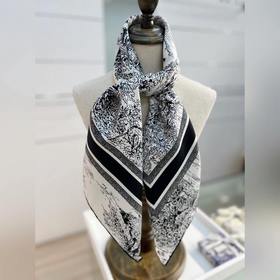 Квадратный шарф Dior с принтом — 25 но