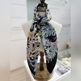 Квадратный шарф Dior с принтом — 25 но