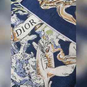 Новинка： квадратный шарф Dior с принто