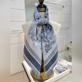 Двусторонний квадратный шарф Dior с пр