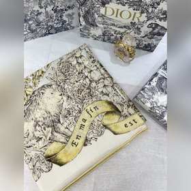Двусторонний  шарф Dior с монохром
