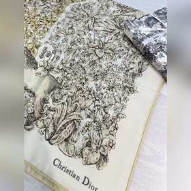 Двусторонний  шарф Dior с монохром