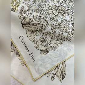Двусторонний  шарф Dior с монохром
