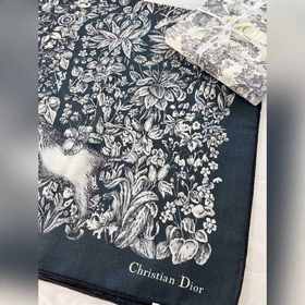 Двусторонний  шарф Dior с монохром