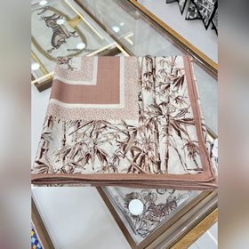 Dior 140 Шарф из шелка и шерсти с моно