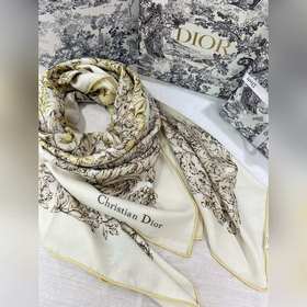 Двусторонний  шарф Dior с монохром