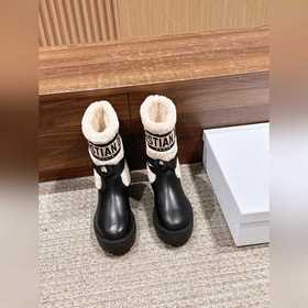Ботильоны DIOR из новой шерсти с засте