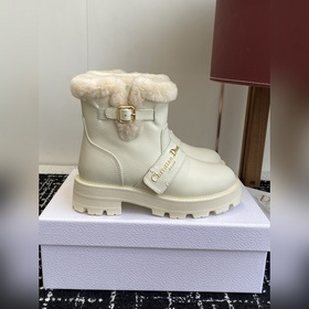 Модные шерстяные ботильоны DIOR Зимни