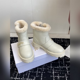 Модные шерстяные ботильоны DIOR Зимни