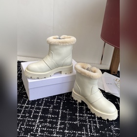 Модные шерстяные ботильоны DIOR Зимни