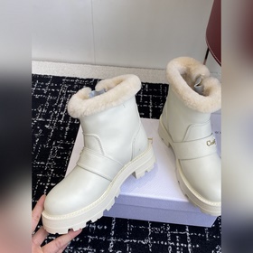 Модные шерстяные ботильоны DIOR Зимни
