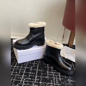 Модные шерстяные ботильоны DIOR Зимни