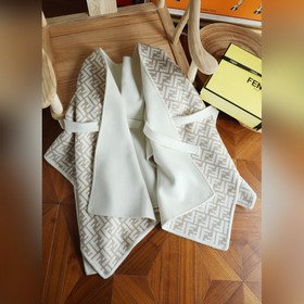 F-образный плащ с завязками на талии 