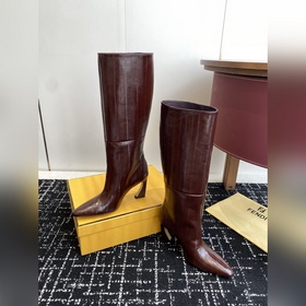 Ботинки Fendi 25SS с круглым носком. 