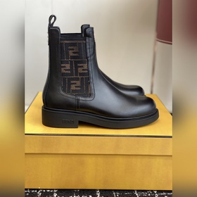 FENDI 25 Новинка Кожаные байкерские б