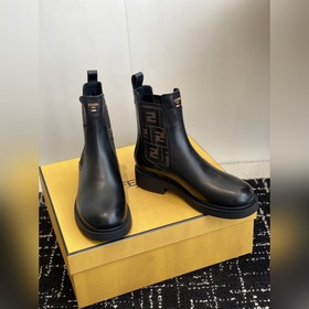 FENDI 25 Новинка Кожаные байкерские б