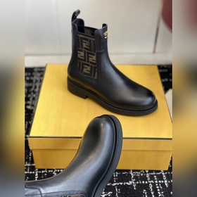 FENDI 25 Новинка Кожаные байкерские б
