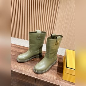 #Кожаный верх FENDI# Новые низкие боти