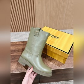 #Кожаный верх FENDI# Новые низкие боти
