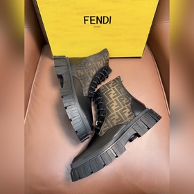 Ботинки FENDI Force Lace-Up Boots с вы