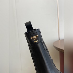 FENDI 25 Новинка Кожаные байкерские б