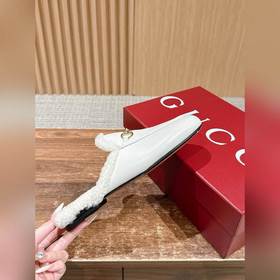 GUCCI Осень/Зима Новинка Мюлиз кожи яг
