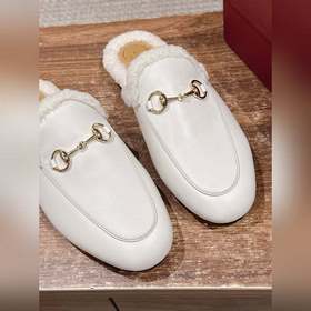 GUCCI Осень/Зима Новинка Мюлиз кожи яг