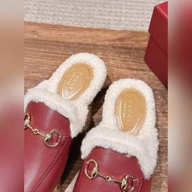 GUCCI Осень/Зима Новинка Мюлиз кожи яг