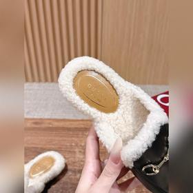 GUCCI Осень/Зима Новинка Мюлиз кожи яг