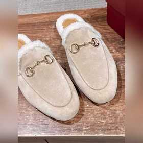 GUCCI Осень/Зима Новинка Мюлиз кожи яг