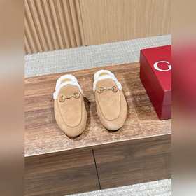 GUCCI Осень/Зима Новинка Мюлиз кожи яг