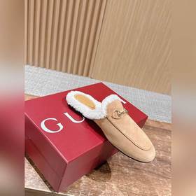 GUCCI Осень/Зима Новинка Мюлиз кожи яг